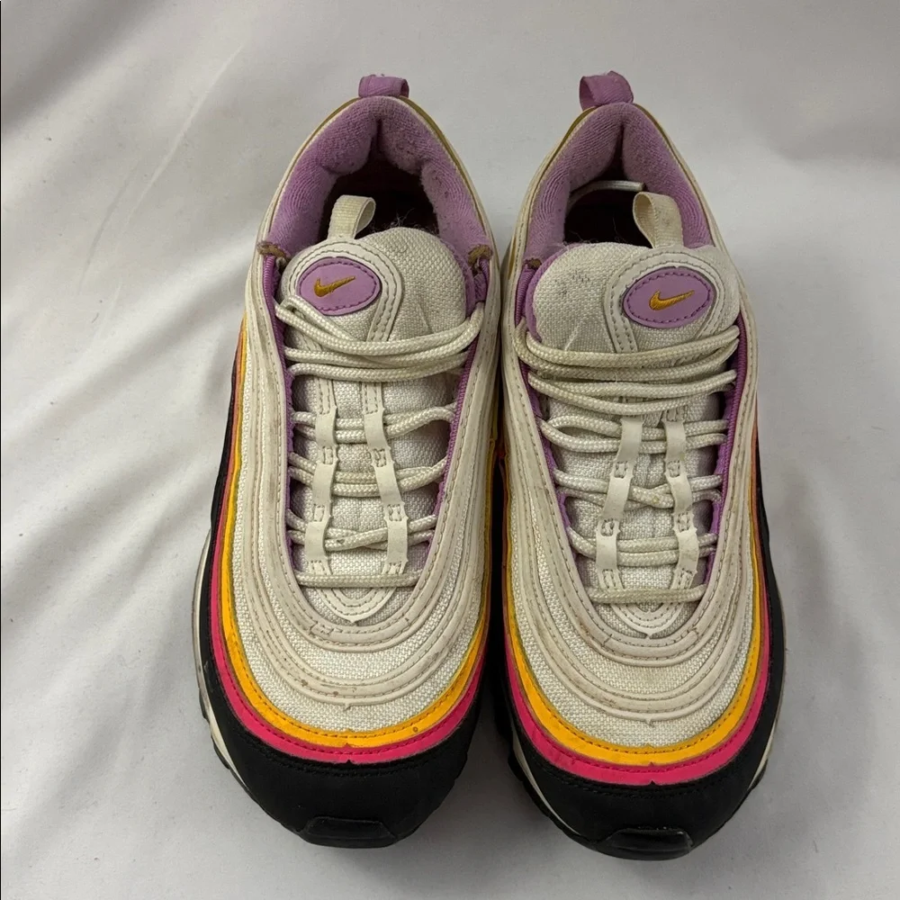NIKE Air Max 97 (GS) Dawn & Dusk White Multi Girls 5.5Y